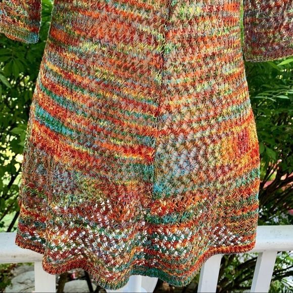 *SALE* EUC Gorgeous Boho Crochet Multicolored Top! - Picture 8 of 13